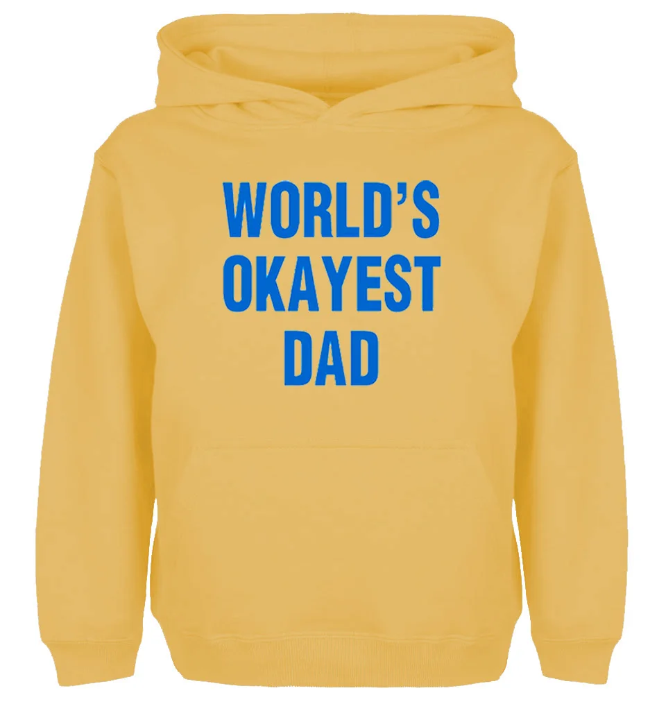 Модная толстовка унисекс с изображением папы OKAYEST в мире мужская зимняя куртка