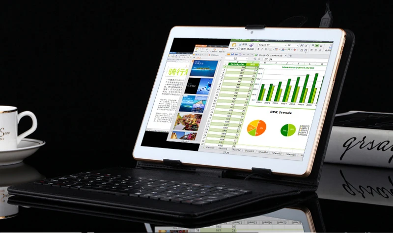 Новинка 2018 планшеты на Android 7 0 PC Tab Pad 10 дюймов IPS 1280x800 четыре ядра 4 Гб ОЗУ 32 ПЗУ две