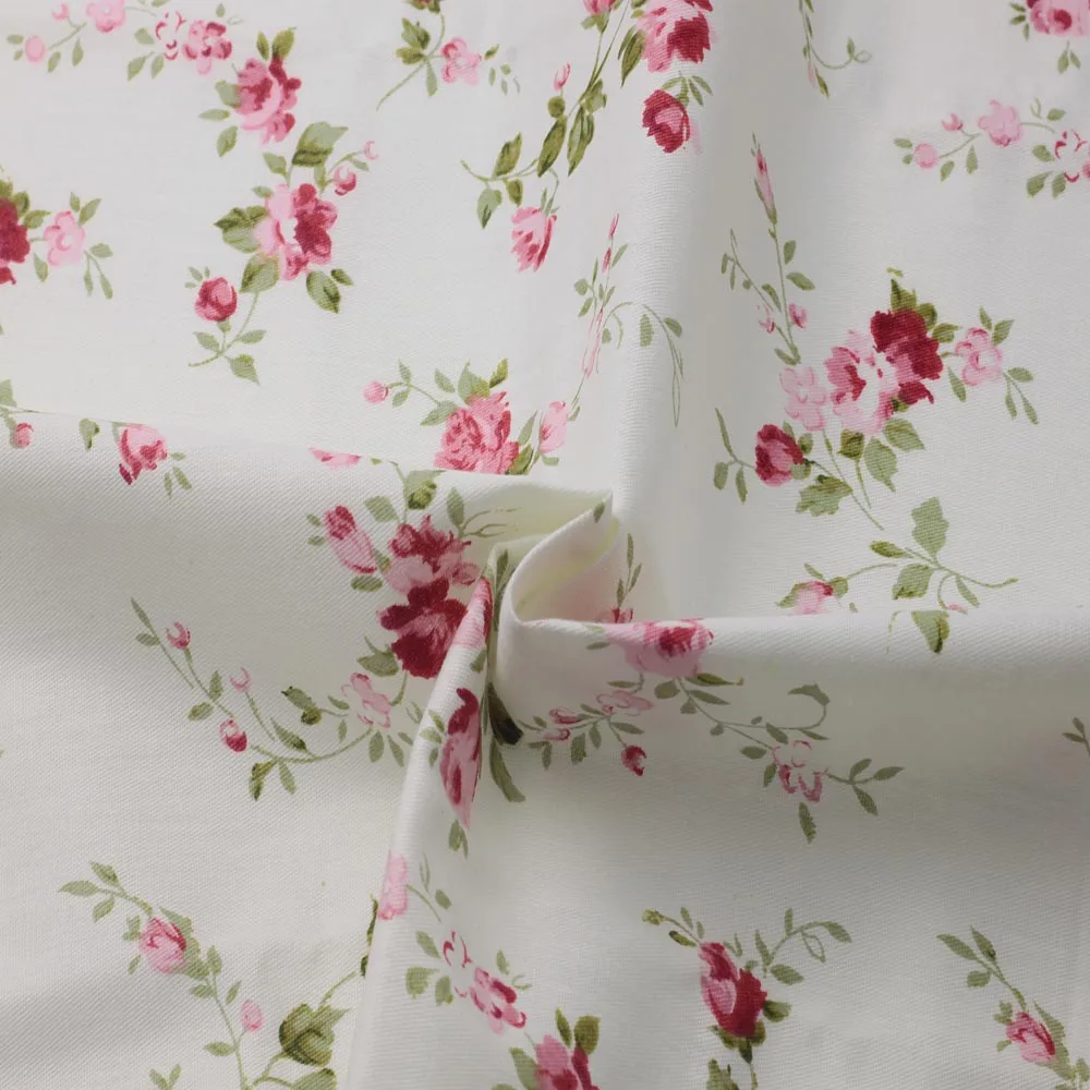 2017 5 шт. Изысканная Роза хлопка Ткань печатных серии Связки удобные DIY лоскутное