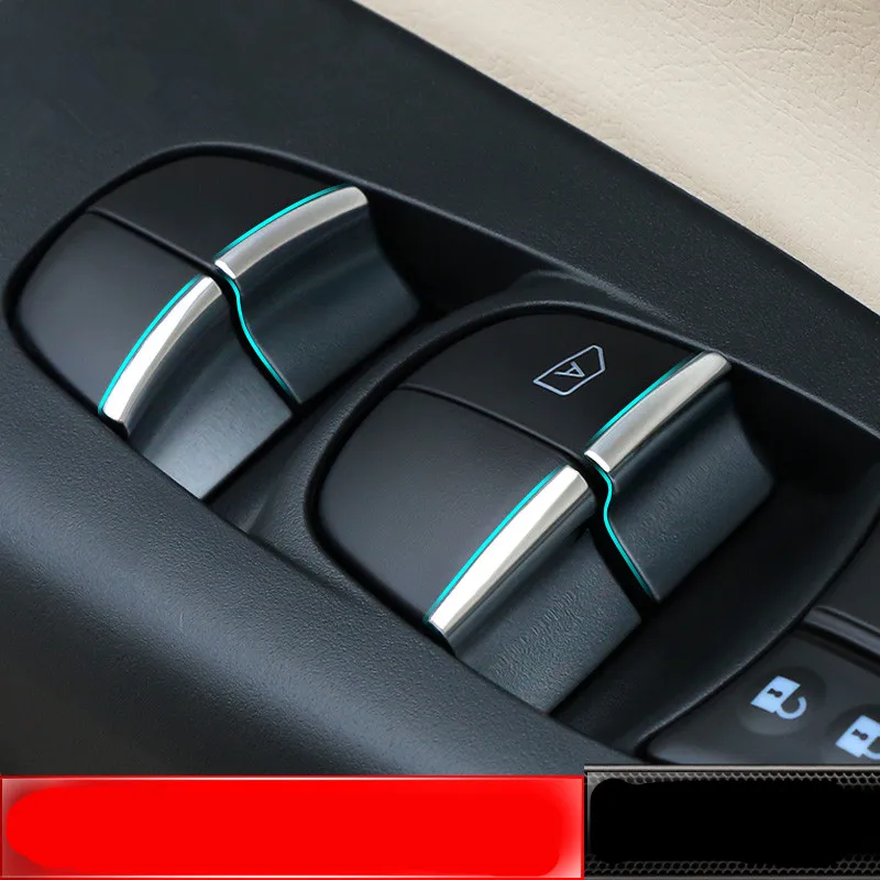 7 шт./компл. очки кнопка включения декоративная рамка для Nissan Tiida Qashqai Sylphy 2016