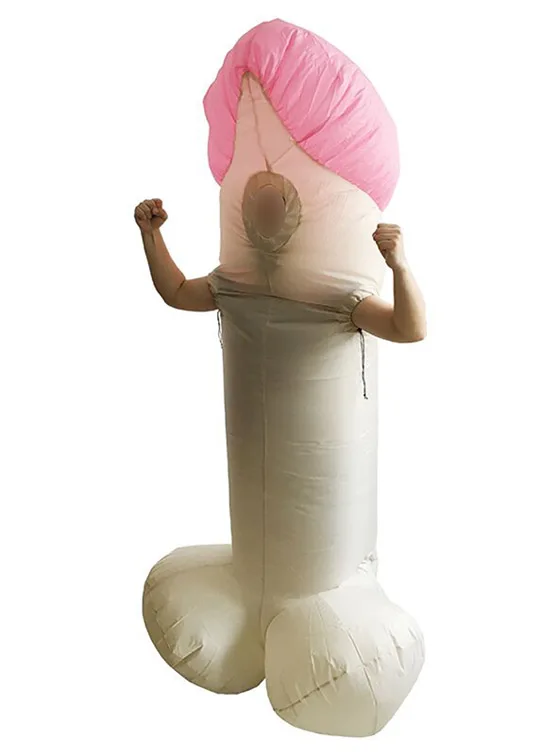 Inflatabe пениса нарядное платье сексуальное надувной Уилли ручка ночь Вилли вечерние комбинезон забавная Косплэй для комбинезон для взрослых