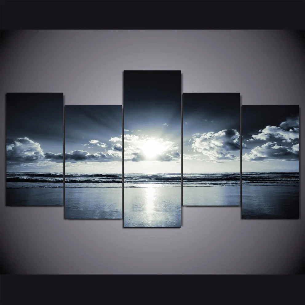 Wall Art HD printed painting sea poster canvas art home decor wall pictures for living room No Framed | Дом и сад