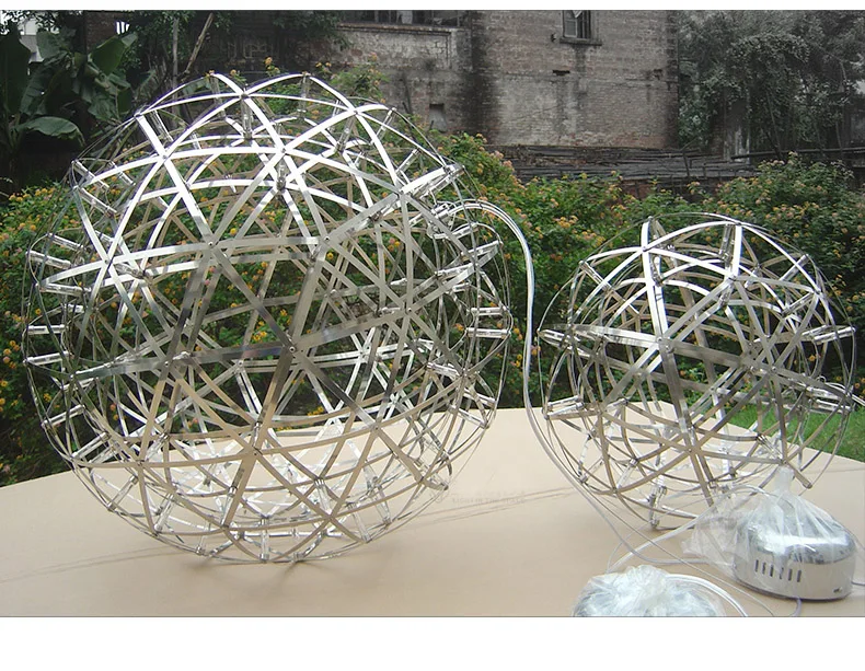 Подвесной светильник ручной работы из нержавеющей стали современный для виллы