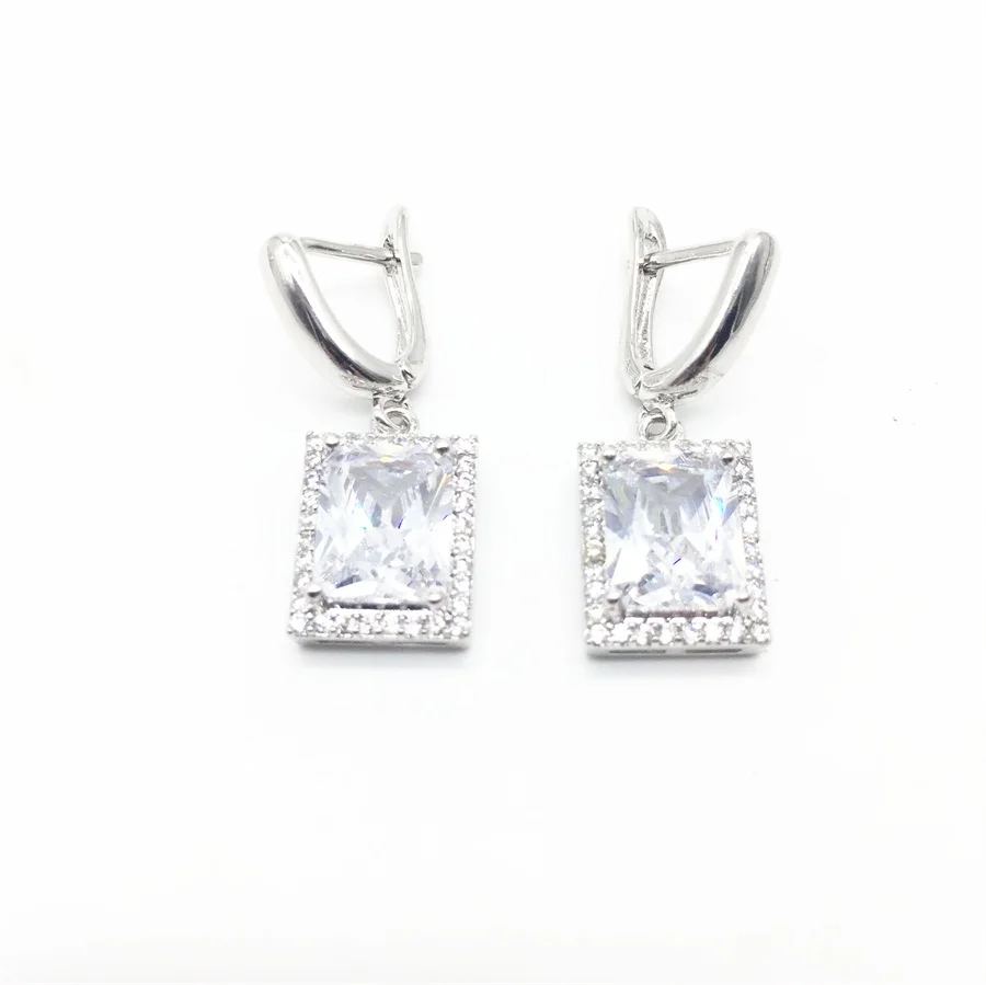 Женский ювелирный комплект из колье и серёг серебра 925 пробы|necklace earring|jewelry set