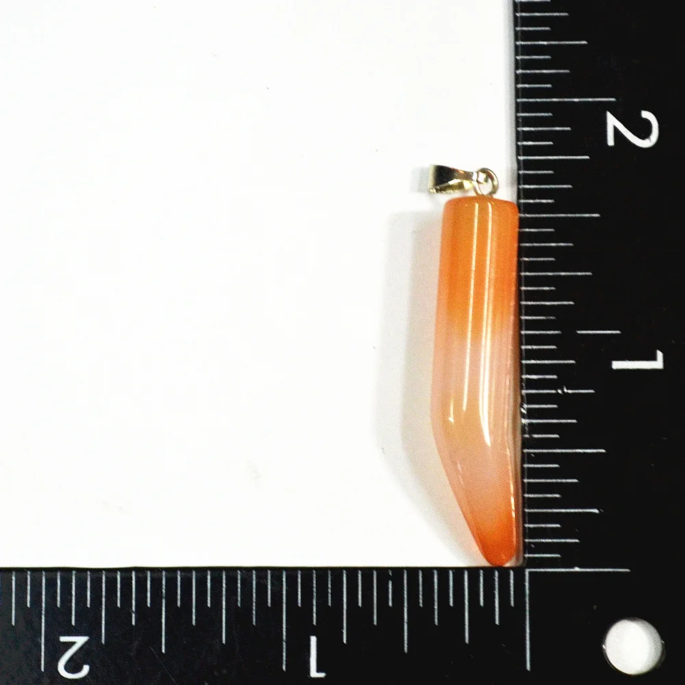 Женские кулоны из натурального камня серьги в форме рога оникса 12 шт./лот