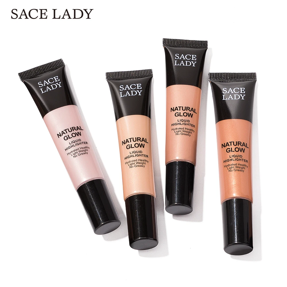 SACE LADY жидкий текстовый маркер макияж лица хайлайтер Профессиональный мерцающий