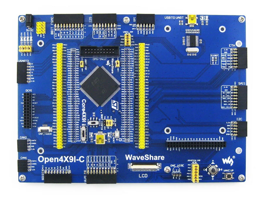 Waveshare макетная плата B STM32 комплект из 11 модулей STM32F429IGT6 STM32F429 Cortex M4 + 7 "емкостный