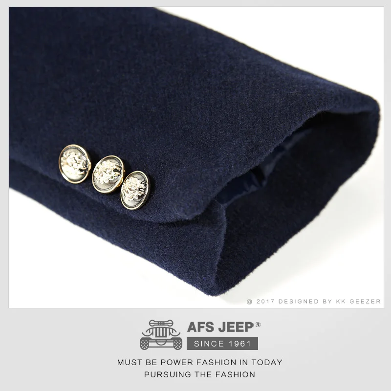 Мужское пальто Шерстяное средней длины Зимние шерстяные куртки Бренды Parka