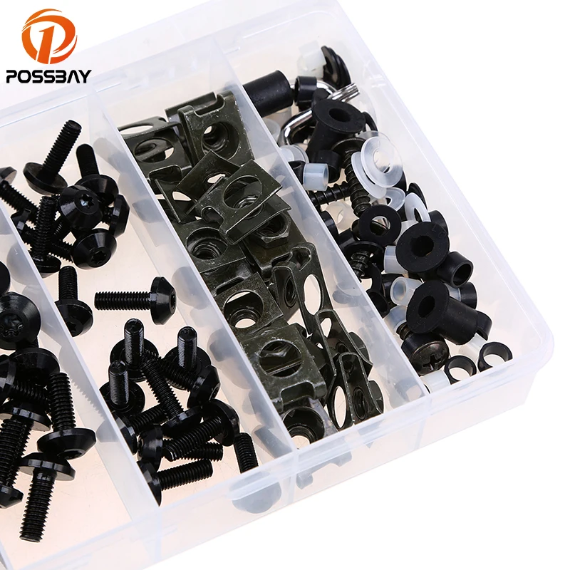 Запасные части для мотоцикла POSSBAY болтовые гайки с пластиковой коробкой