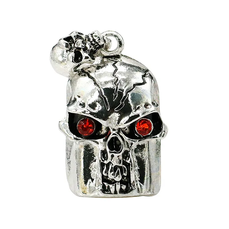 Металлический USB флеш накопитель в виде головы скелета черепа цепочки 64 ГБ 2 0 32