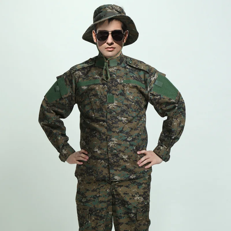 Desert Camo Армия США BDU немецкий Камуфляжный костюм Тактический Военный Боевой страйкбол Униформа-куртка+ брюки Мужской медицинский комплект одежды - Цвет: Desert Camo