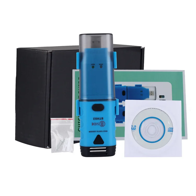 

Bside BTH02 Waterproof Two Channel Temperature Humidity Dew Point Data Logger With USB Interface