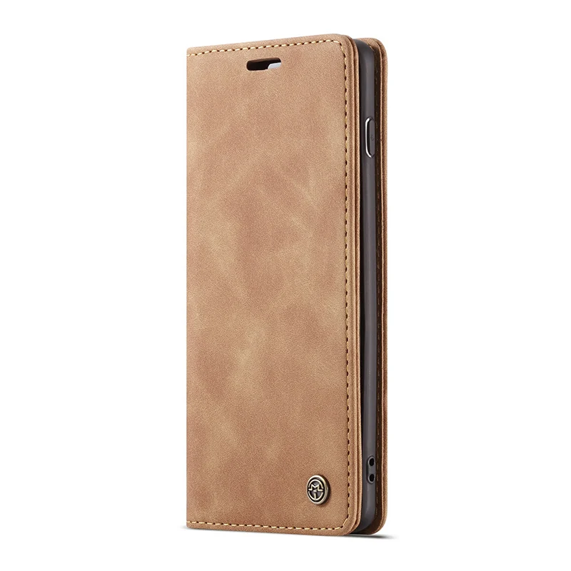 brown Кожаный чехол для samsung Galaxy S10 плюс 5G A10S M10S A20S a40s A30S A50S M30 Чехол Флип противоударный 360 Полный Чехол-футляр в виде книжки крышка - Цвет: brown
