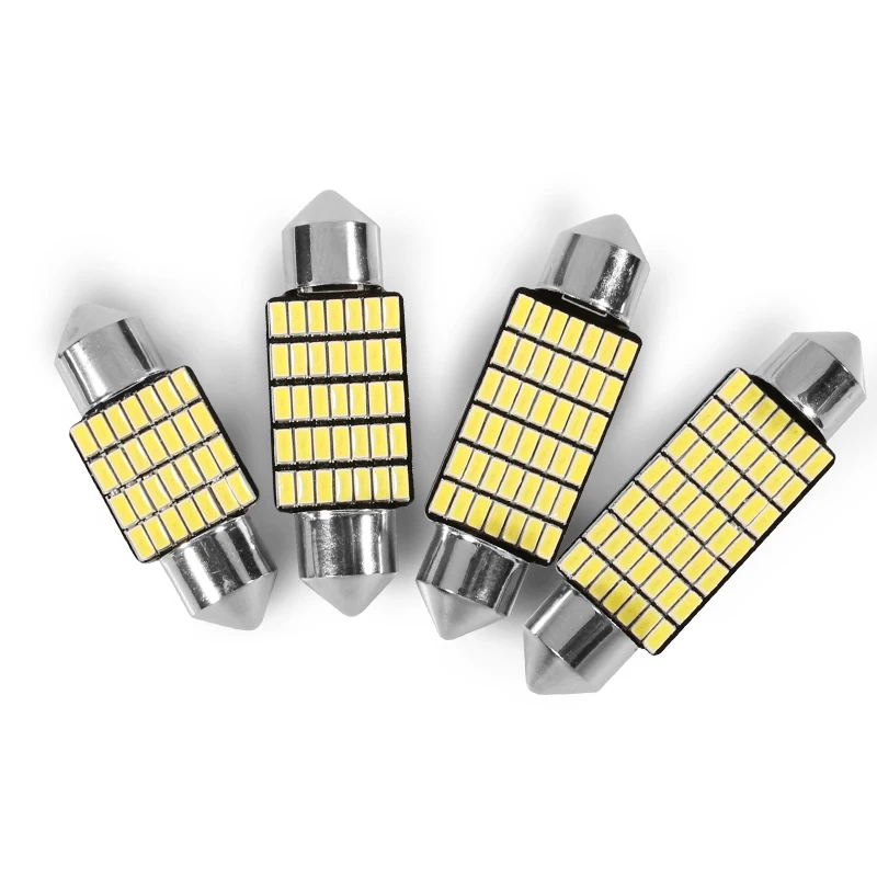 1 шт. 3014 led гирлянда canbus лампы c5w c10w 31 мм 36 мм 39 мм 42 мм светодиодные лампы для авто Интерьер лампа для чтения багажник лампа чистый белый