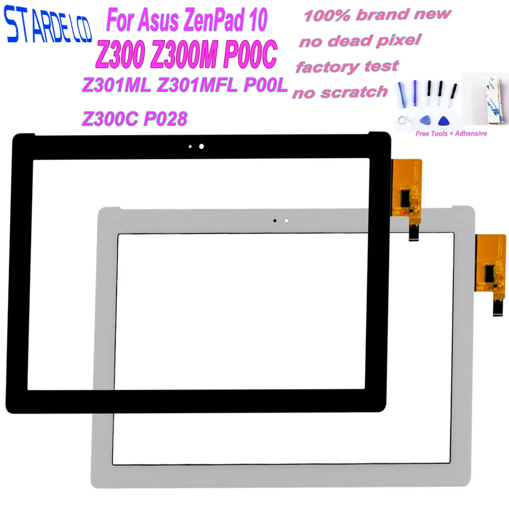 10,1 для Asus ZenPad 10 Z300 Z300M P00C Z301ML Z301MFL P00L Z300C P028 P01T Сенсорный экран планшета Панель Сенсор планшеты часть