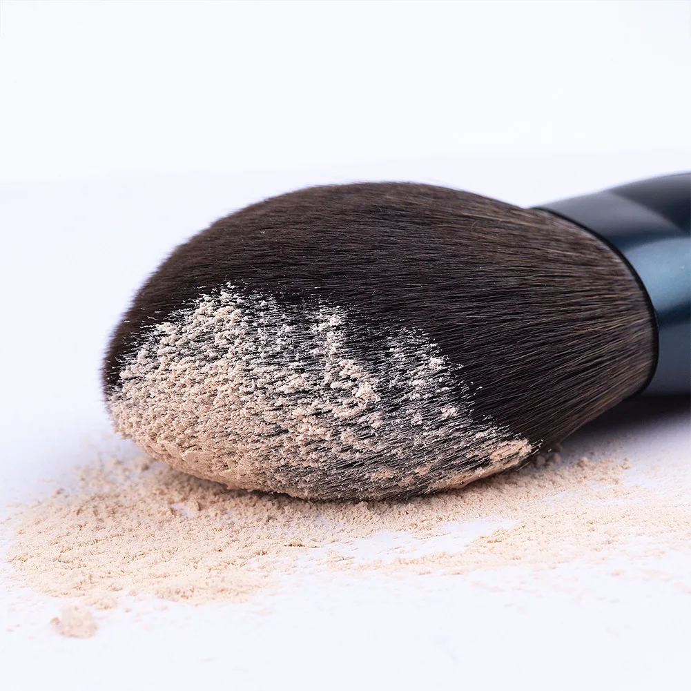 12 Зеленые перламутровые голубые кисти для макияжа Профессиональный набор кистей