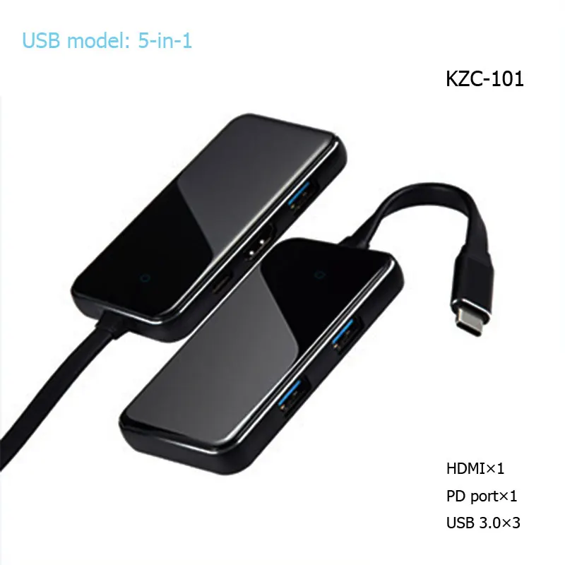 Новый высококлассный стеклянный внешний usb концентратор для PD Multi