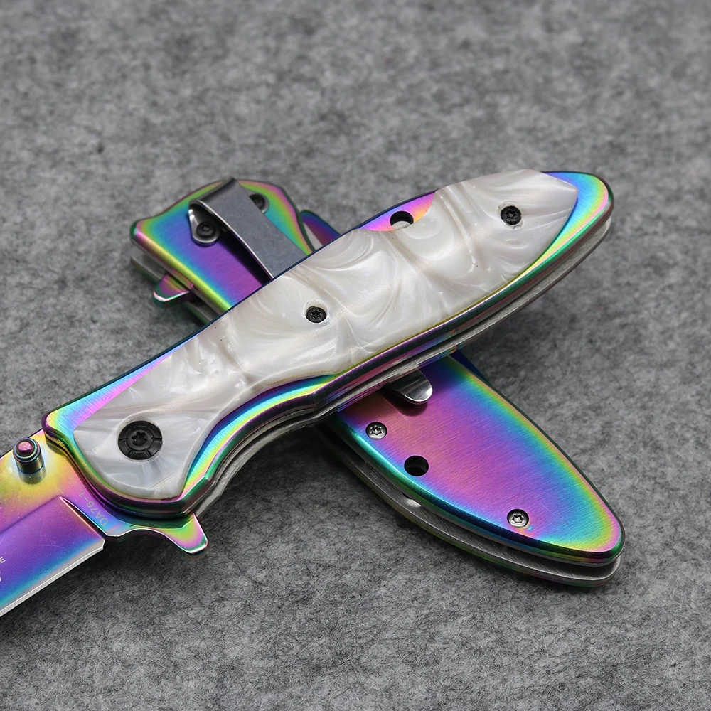 Высокая производительность Карманный охотничий складной нож 5CR13 лезвие 58HRC