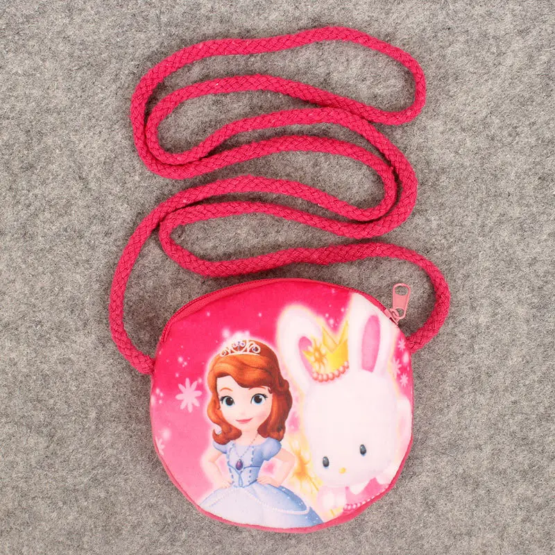 Disney Frozen милый детский плюшевый кошелек монета мессенджер маленькая игрушка сумка Детский сад подарок для активного отдыха маленький держатель рюкзака карта