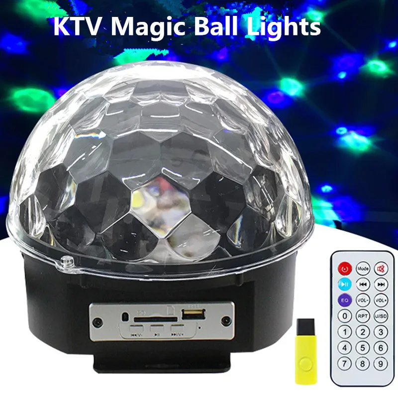 YIYANG 6 светодиодный s RGB Премиум светодиодный сценический светильник RGB светодиодный Магическая хрустальная лампа-шар Диско светильник лазер Свадебная вечеринка украшение лампы Luces