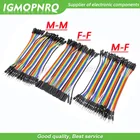 Перемычка Dupont для Arduino DIY KIT, 40  120 шт., 40pin, 10 см, линия Dupont, штекер-штекер, гнездо-гнездо, гнездо-гнездо