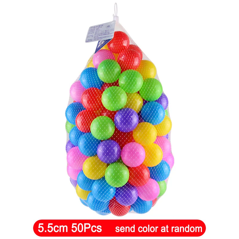 5.5cm 50pcs 7c Новая детская игрушка мячи для сухого бассейна серии океана мяч мультфильм играть складной бассейн детские игрушки палатка для океанских шариков спортивная игрушка для игр на открытом воздухе - Цвет: 5.5cm 50pcs 7c