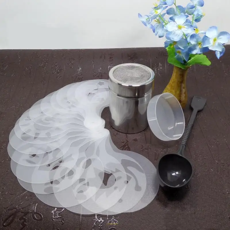 16 шт. шейкер для кофе какао порошок Нержавеющая сталь шоколадная сахарная капучино корицы пыли бак Кухня