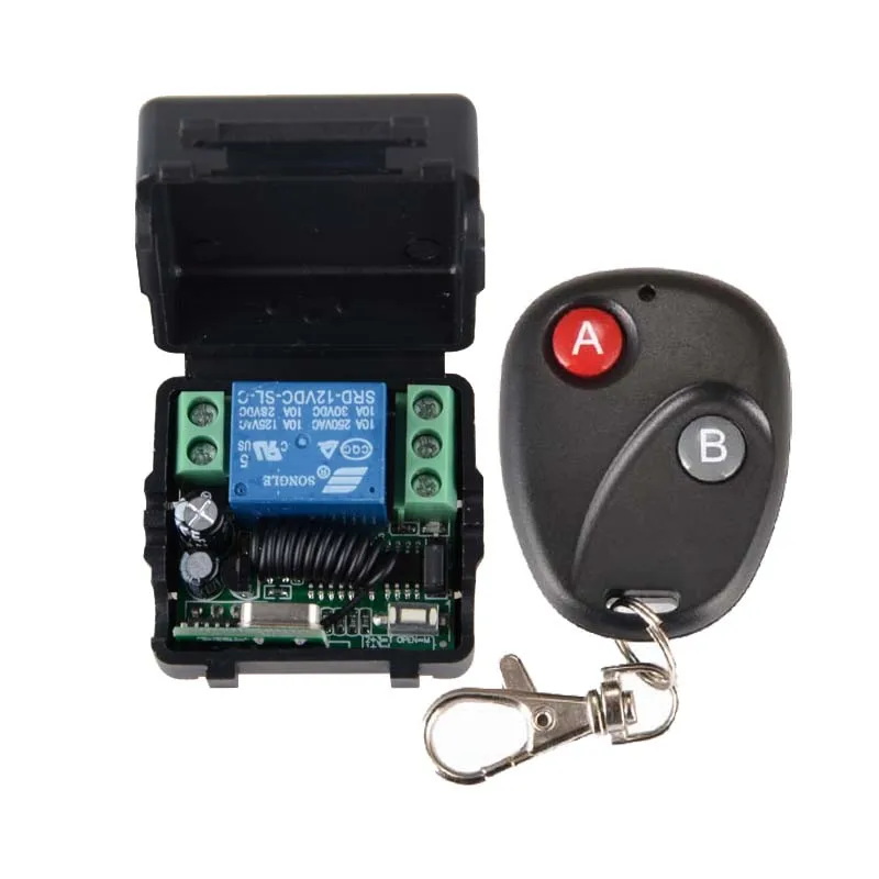 Беспроводной РЧ переключатель с дистанционным управлением DC 12v 10A 1CH передатчик +