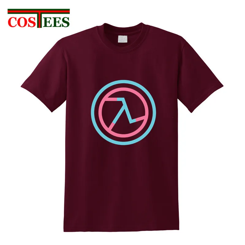 Крутая игра Дизайн Половина Жизни лямбда Символ Футболка hombre camisetas