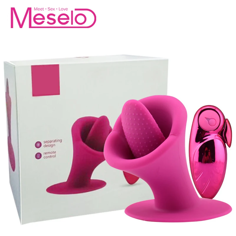 Вибратор язык Meselo 10 режимов интимные игрушки для женщин мастурбатор с