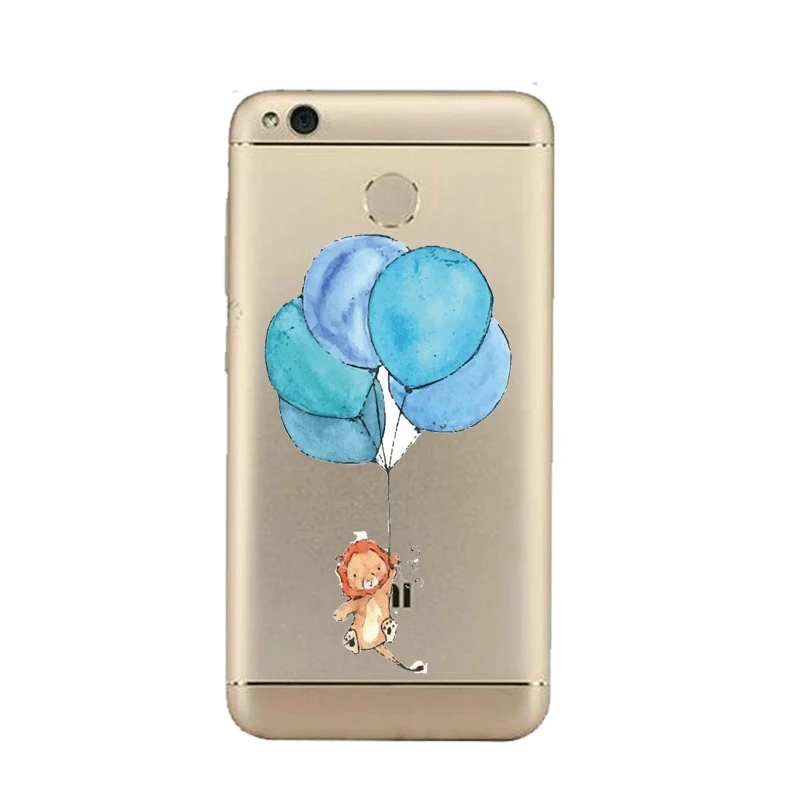 Мягкий прозрачный чехол для телефона из ТПУ Ballon xiaomi redmi 4x 4a note5a note4x 5S mi6 note3 Micky Coque