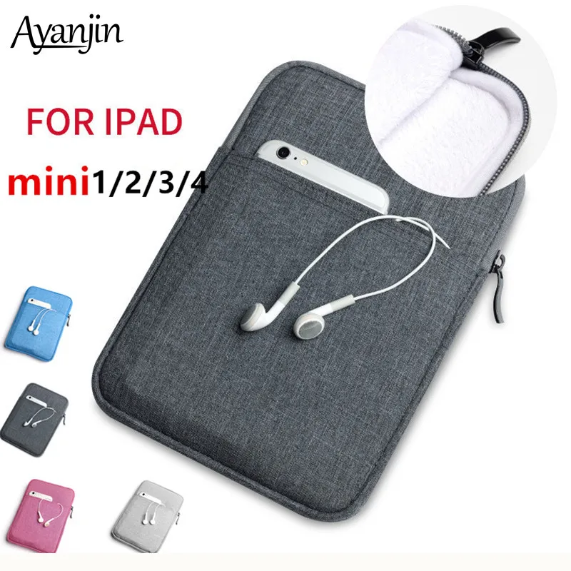 Лидер продаж 2019 Модный чехол подкладка для планшета сумка на молнии Apple iPad Mini 1 2 3 4