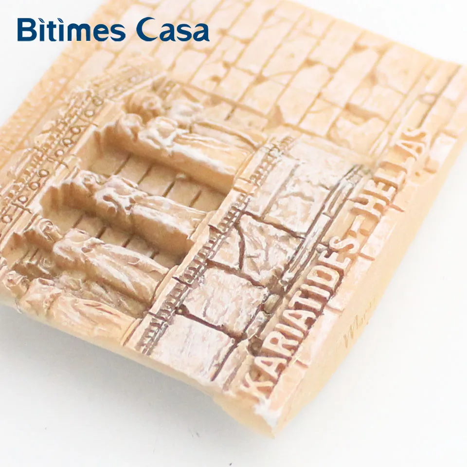 Bitimes 3D магниты на холодильник сувениры для путешествий Афины Erechtheion магнитная наклейка на холодильник Aimant кухня украшение дома