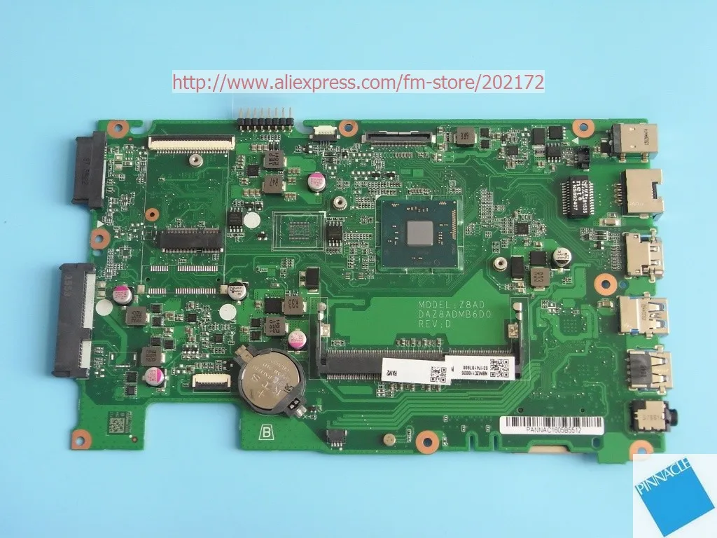 Новая материнская плата NBMZC11002 для Acer Aspire ES1 431 /W N3150 CPU DAZ8ADMB6D0 Z8AD|motherboard for acer
