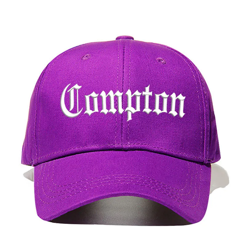 purple white Compton, мужская бейсбольная кепка со старинной вышивкой, унисекс, хлопковая кепка для папы, летняя бейсболка, женская, на заказ, Прямая поставка - Цвет: purple white