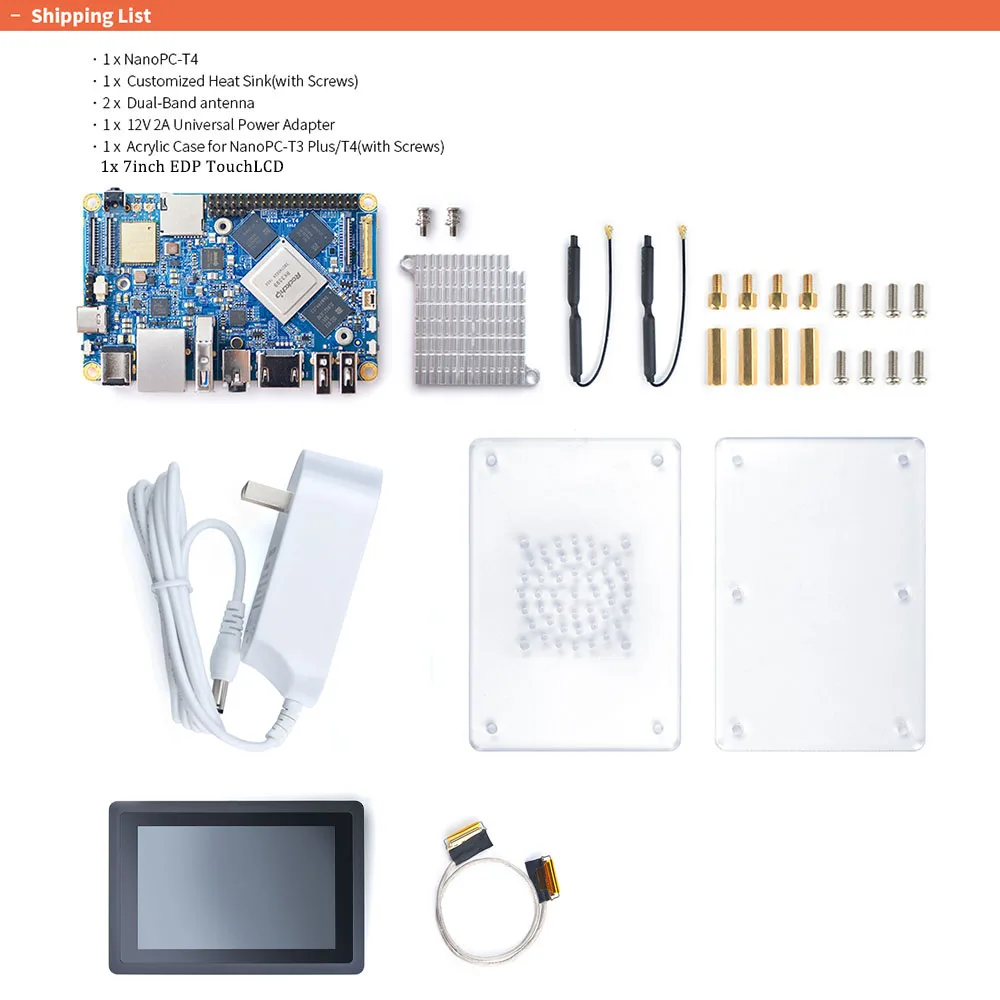 NanoPC T4 с открытым исходным кодом RK3399 ARM макетная плата DDR3 ОЗУ 4 Гб Гбит/с Ethernet, Поддержка Android 8,1 Ubuntu, AI и глубокого обучения