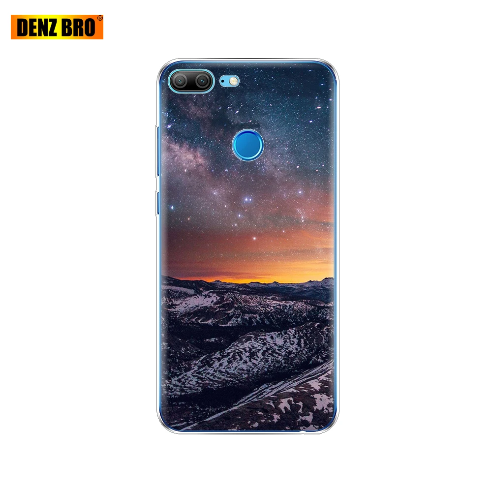 61853 Силиконовый чехол для huawei honor 10 V10 view для huawei honor 9 8 lite 7x 6c pro Бампер etui Coque для galaxy universe sky разноцветный - Цвет: 61853