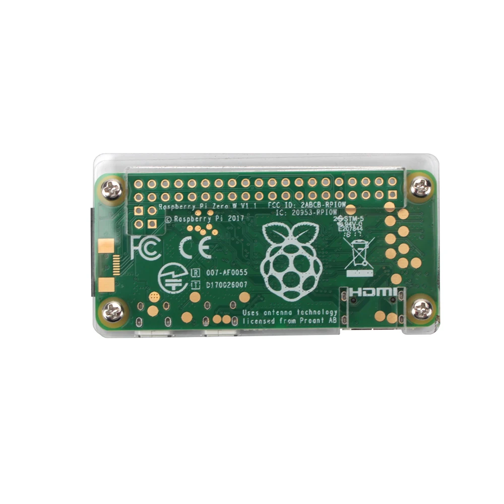 Чехол Raspberry Pi Zero W, акриловая коробка, прозрачная коробка, корпус, совместимый с Raspberry Pi Zero W Pi Zero Pi 0
