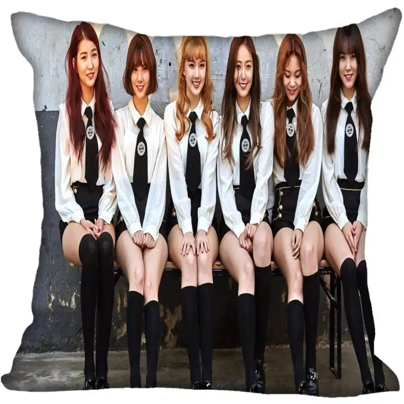 15 Корейский Поп GFRIEND печатные квадратные шелковые атласные наволочки 35x35 см, 40x40 см с одной стороны напечатано настроить ваше изображение подарок - Цвет: 15