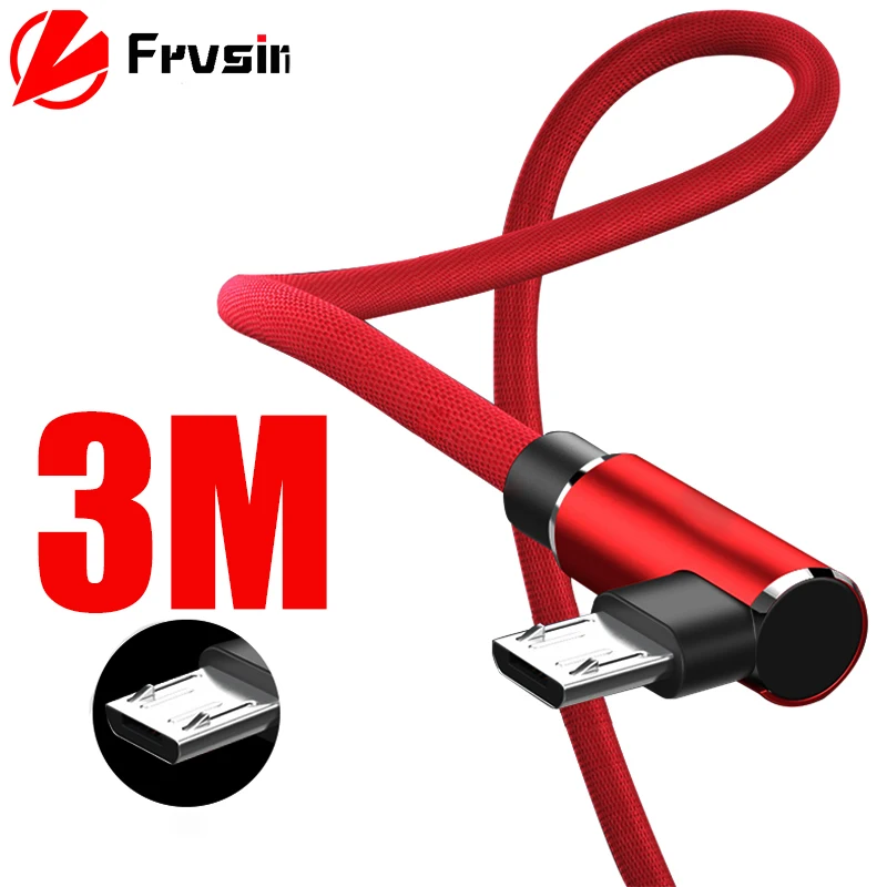 USB Micro кабель для Samsung Xiaomi Huawei Android зарядное устройство 90 градусов L Тип быстрой