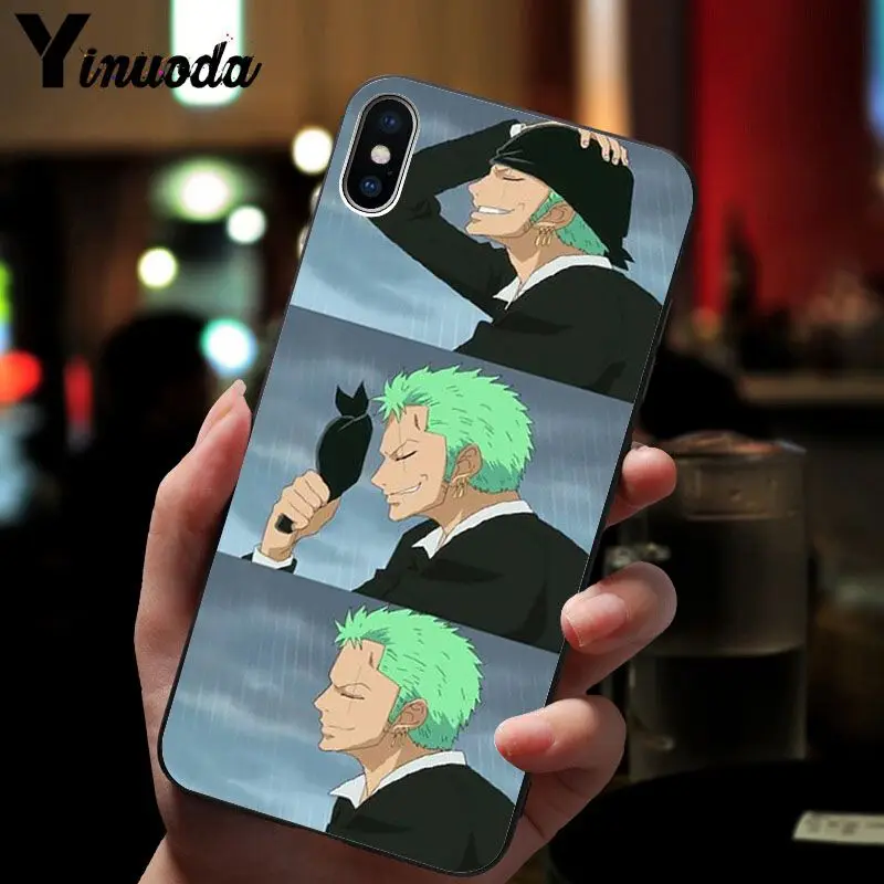11pro MAX one piece Roronoa Zoro DIY Окрашенные красивые аксессуары для телефонов Чехол iPhone 8 7 6 6S