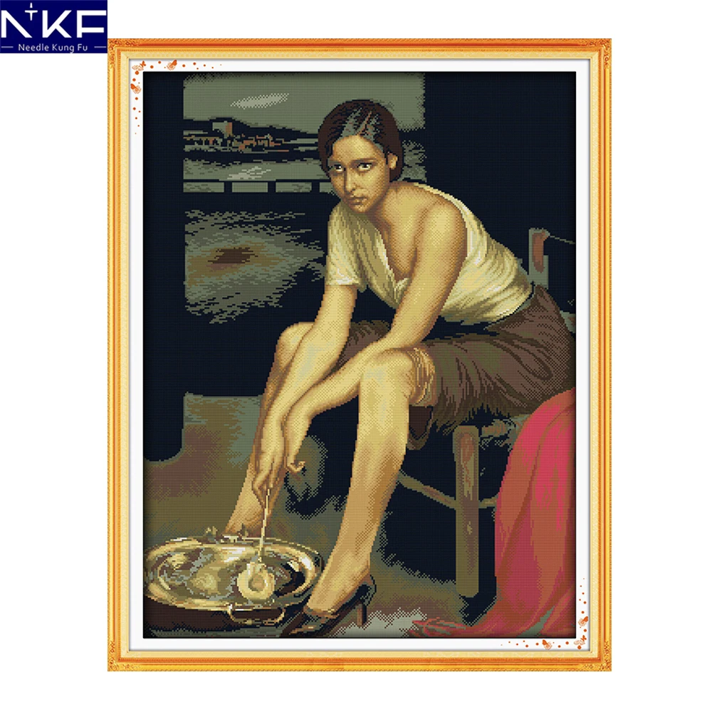 Набор для вышивки NKF Девичья вышивка сделай сам | Дом и сад