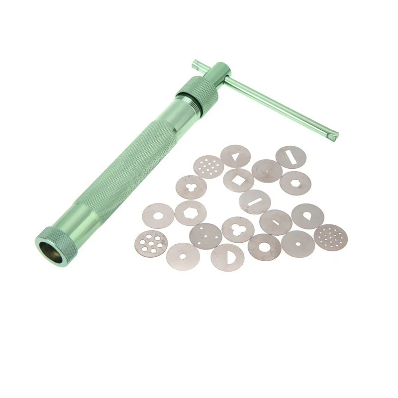 1 комплект Зеленая глина экструдеры Скульптура формы для сладостей экструдер