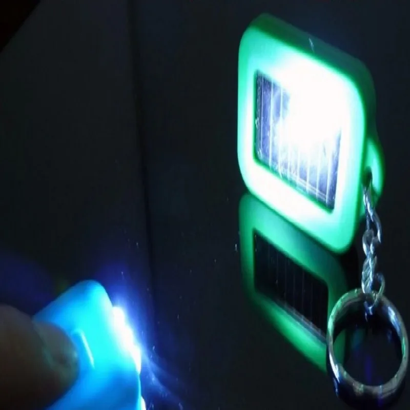 3 светодиода солнечная панель Электрический фонарь брелок фонарик Кемпинг лампа