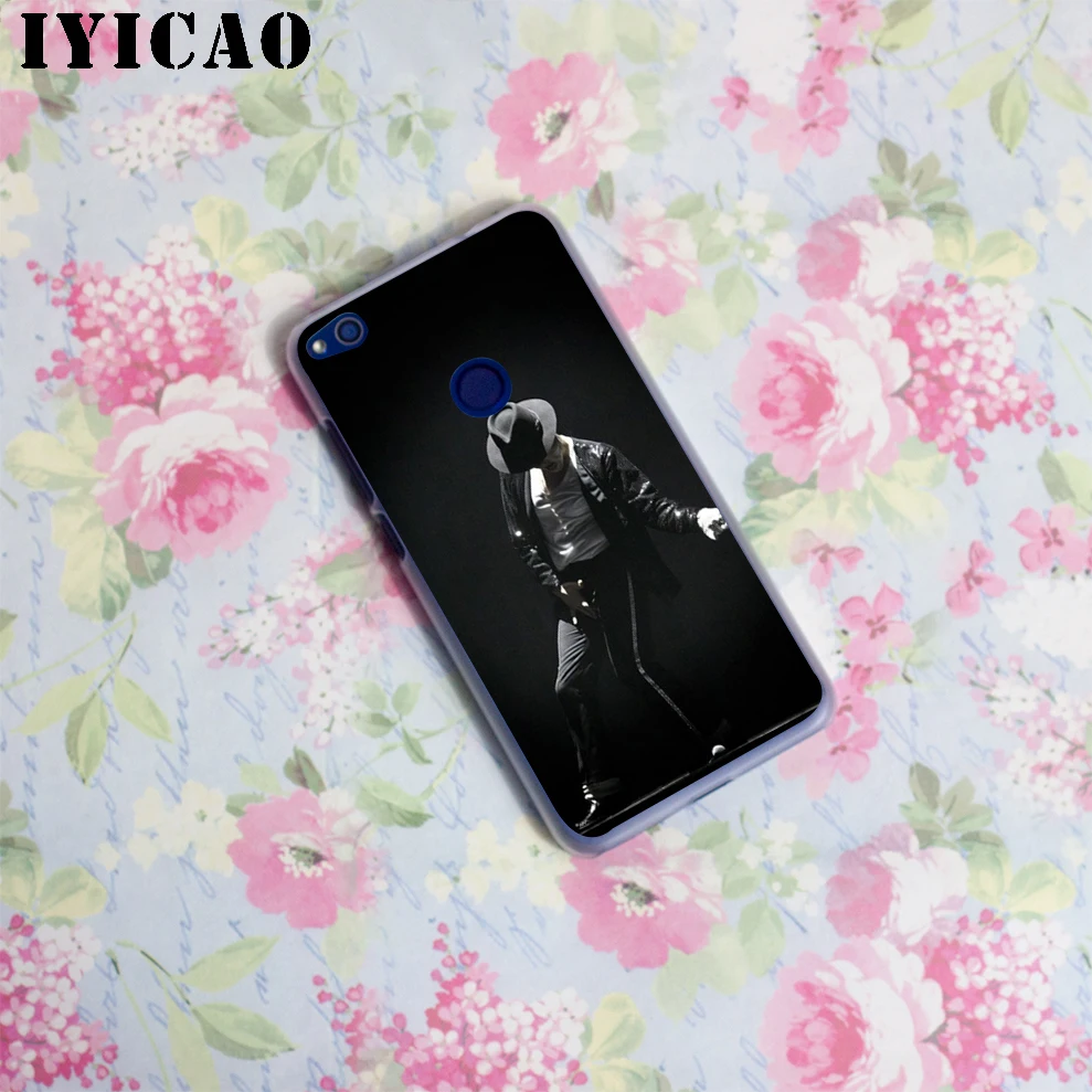 Жесткий чехол IYICAO michael jackson для Huawei Honor 6A 6C 7A 7C 7X 8 8X 9 10 20 9X Lite Pro Play Note View