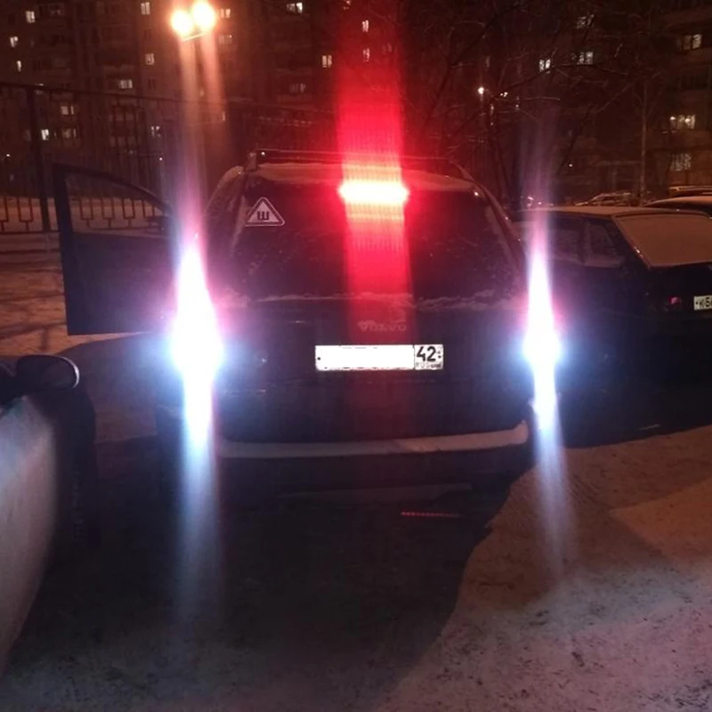 2x30 Вт 1156 S25 P21W BA15S CREE Чип 6000K белый/желтый/красный автомобиль светодиодный