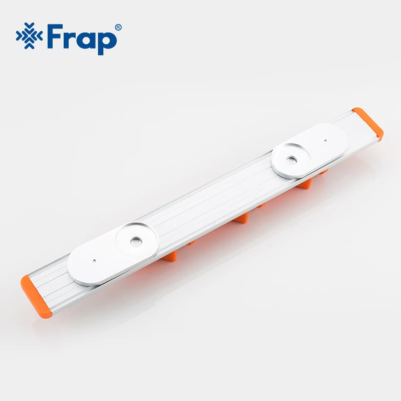 Алюминиевый держатель для хранения в ванной комнате Frap настенный на полке швабры