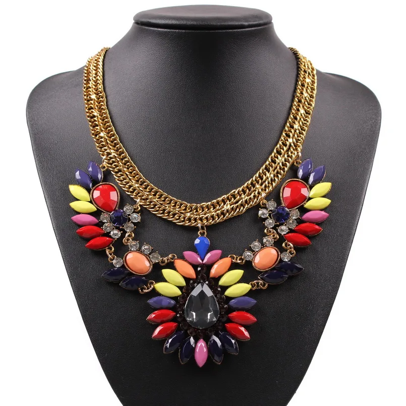 Осень 2017 г. Новое поступление модные пикантные дешевые ювелирные изделия Золотая