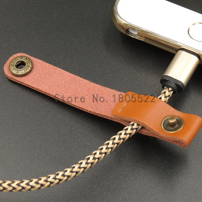 100 шт. с пряжкой из натуральной кожи Большие размеры кабель Кабельные Winder Wire