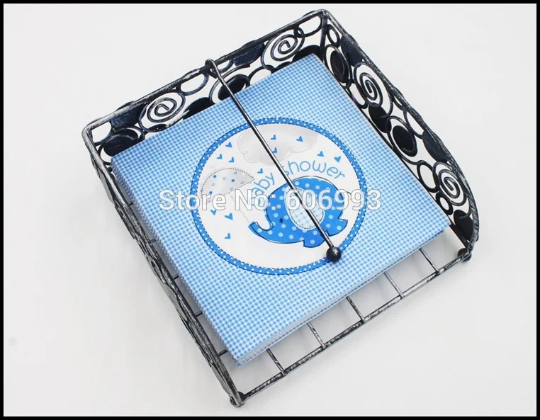 [RainLoong] слон Baby Shower бумажные салфетки с рисунком салфетка для декупажа Festas ткани